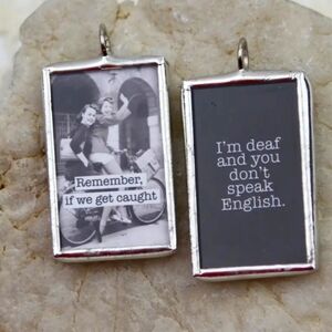 NWT If We Get Caught Necklace